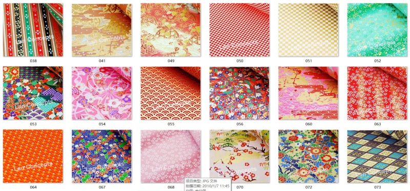 14X14cm Crafts Origami Paper Washi Gift Yuzen Paper Scrapbook Paper