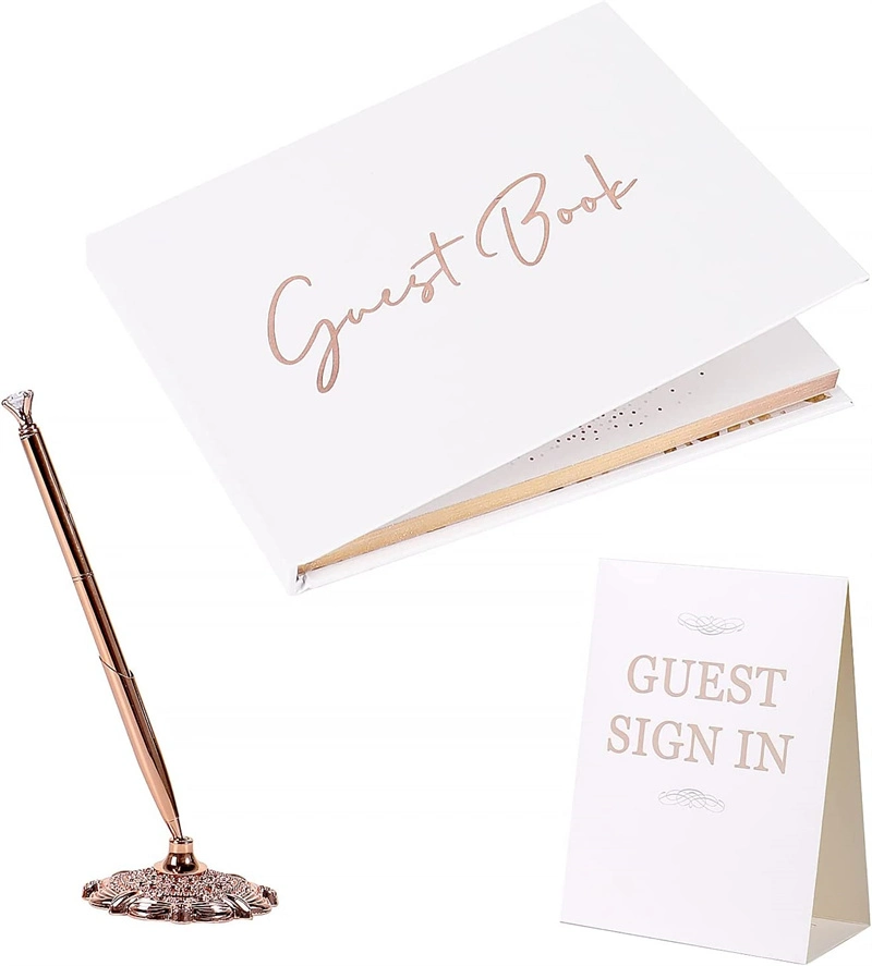 Hardcover Wedding Guest Book Graduation Guest Signature Book 2023