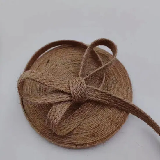 Textiles para procesos de bricolaje, cuerdas de yute natural, accesorios para equipaje y calzado